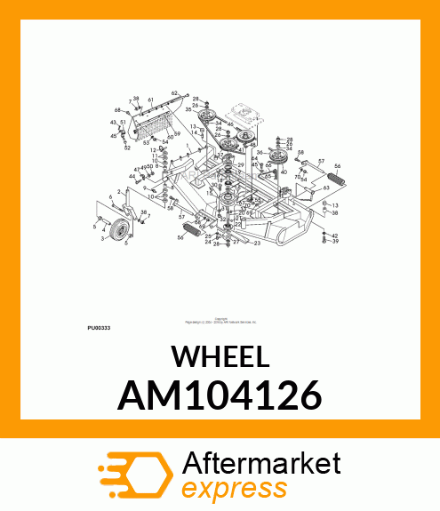 WHEEL, ANTI AM104126