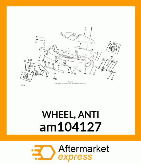 WHEEL, ANTI am104127