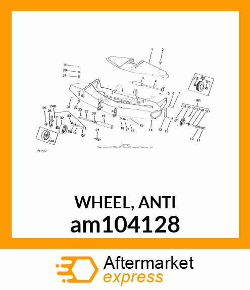 WHEEL, ANTI am104128