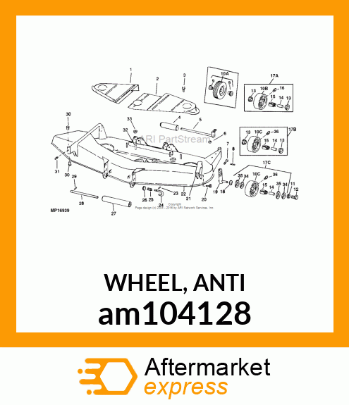 WHEEL, ANTI am104128