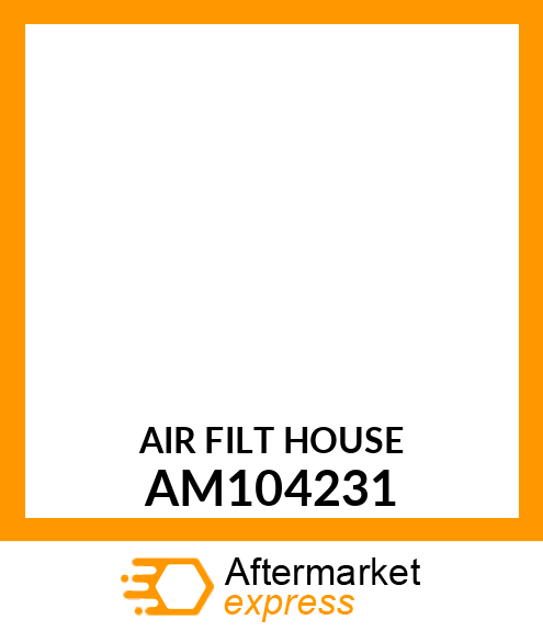 Air Cleaner - CLEANER, AIR ASSEMBLY AM104231