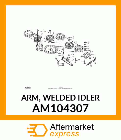 ARM, WELDED IDLER AM104307