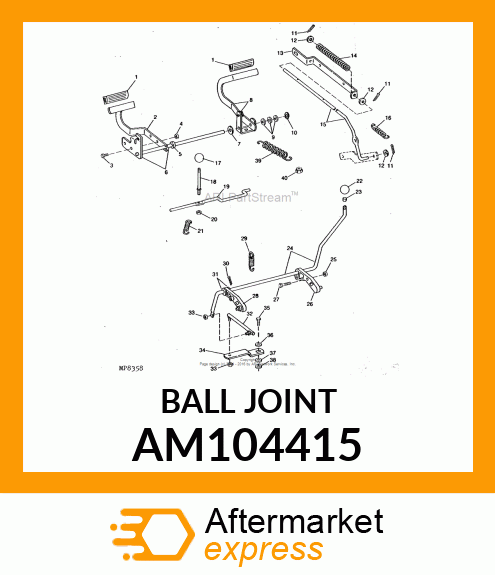 Tie Rod Asm AM104415