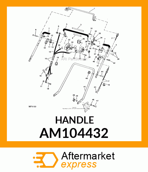 Control Lever Asm AM104432