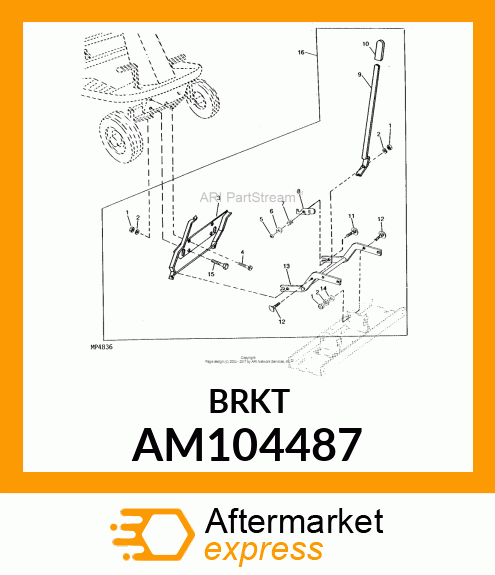 MOUNTING FRAME AM104487