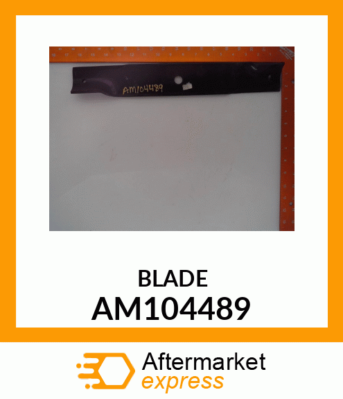 BLADE, MOWER 16 1/2" AM104489