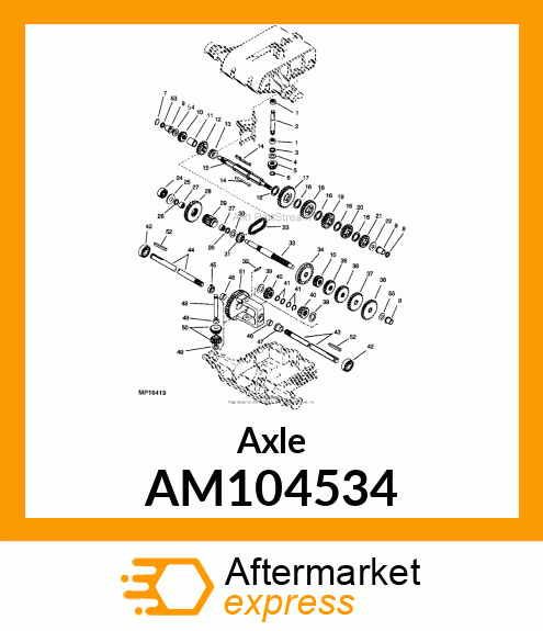 Axle AM104534