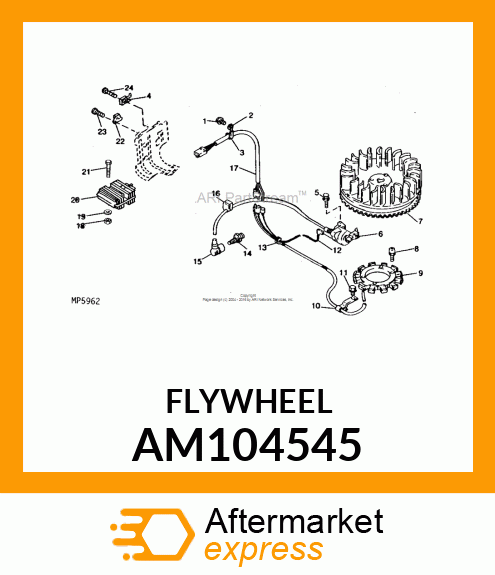 Flywheel Comp AM104545