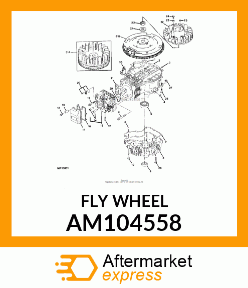 Flywheel AM104558