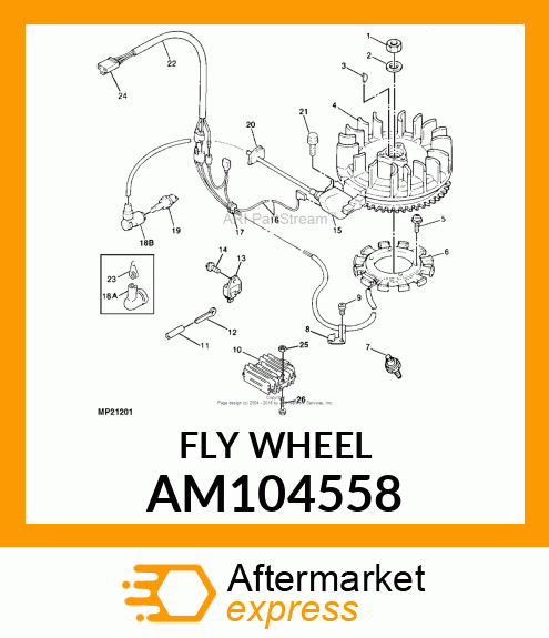 Flywheel AM104558