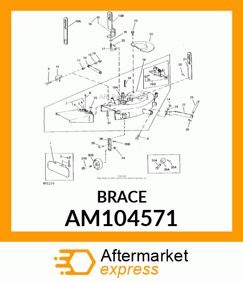 Brace Welded AM104571