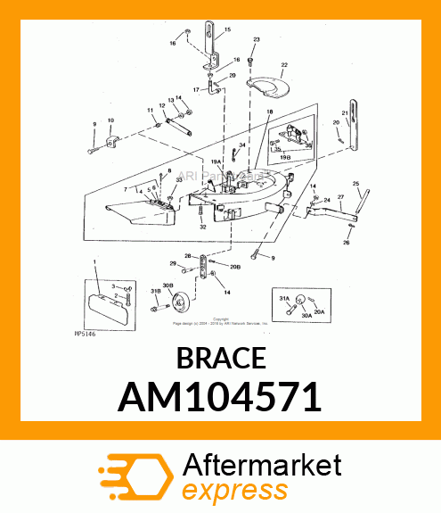 Brace Welded AM104571