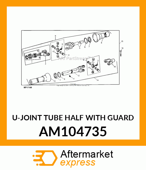 Joint With Shaft amp; Shield AM104735