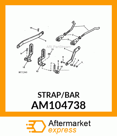 STRAP, WELDED LIFT AM104738