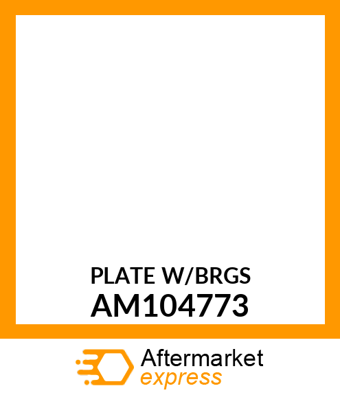 Plate - PLATE, WELDED MOUNTING AM104773