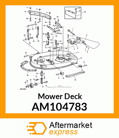 Mower Deck AM104783