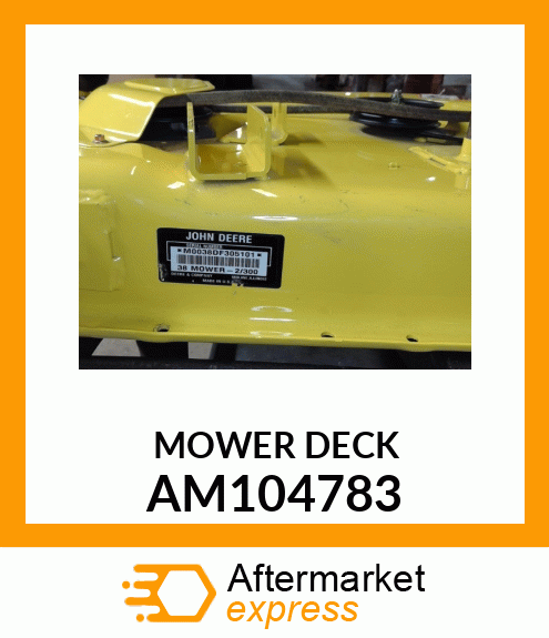 Mower Deck AM104783