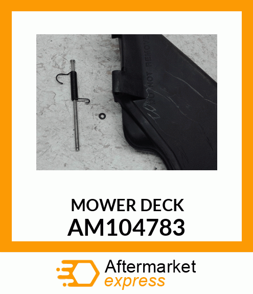 Mower Deck AM104783