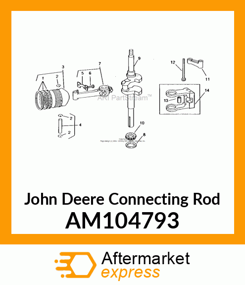 Connecting Rod AM104793