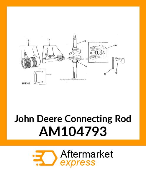 Connecting Rod AM104793