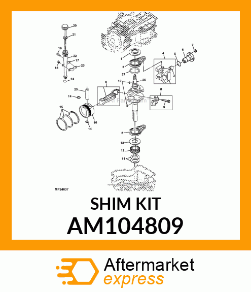 Shim Kit - KIT, SHIM AM104809