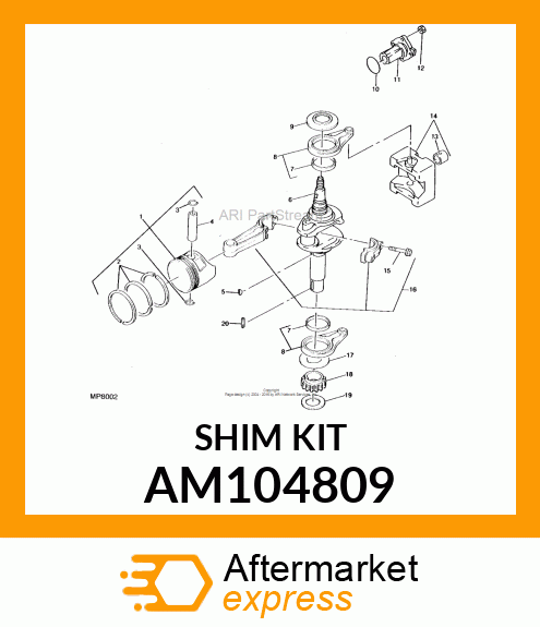 Shim Kit - KIT, SHIM AM104809