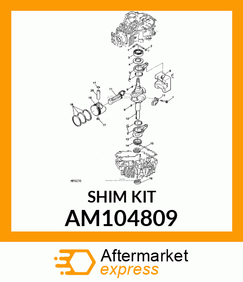 Shim Kit - KIT, SHIM AM104809