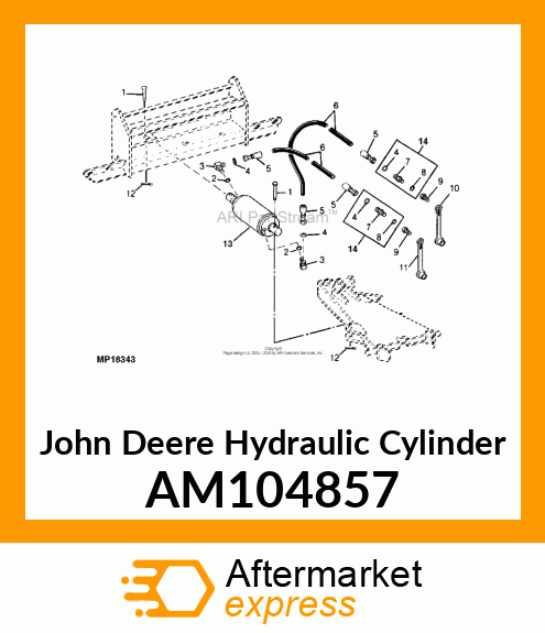 CYLINDER, HYD. AM104857