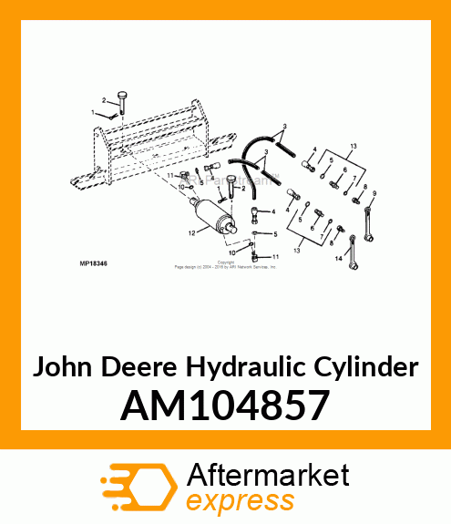 CYLINDER, HYD. AM104857