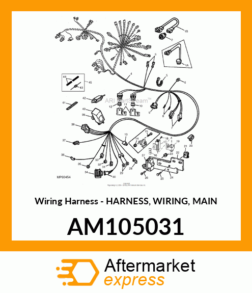 Wiring Harness - HARNESS, WIRING, MAIN AM105031