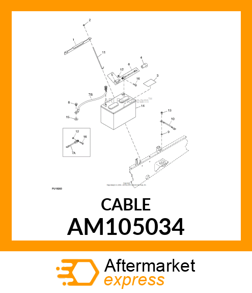 STRAP, GROUND AM105034