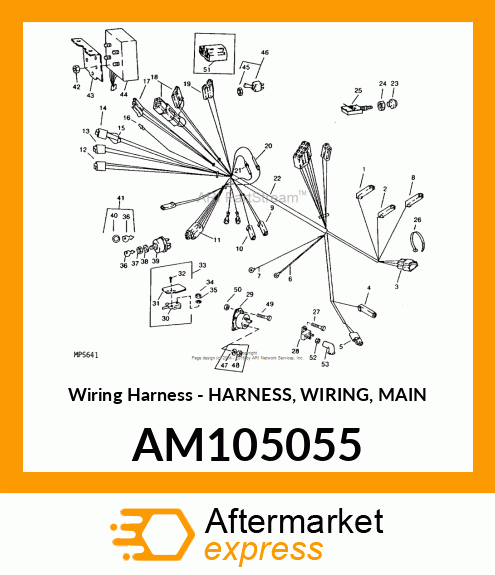 Wiring Harness - HARNESS, WIRING, MAIN AM105055