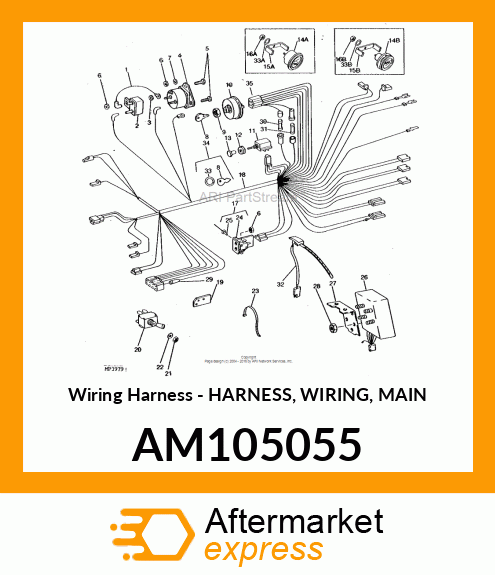 Wiring Harness - HARNESS, WIRING, MAIN AM105055