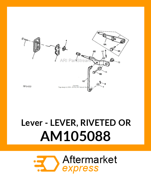 Lever Riveted Selector AM105088