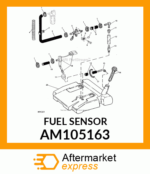 Sensor - SENSOR, LOW FUEL AM105163