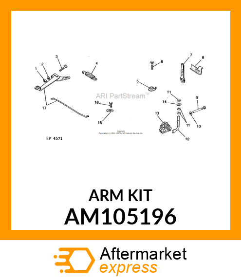 Kit Governor Arm AM105196