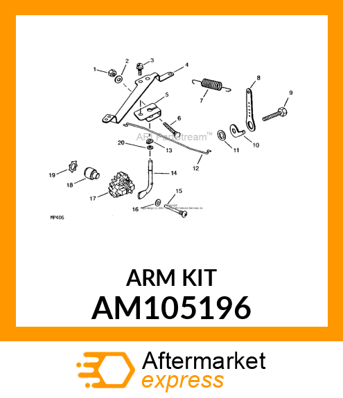 Kit Governor Arm AM105196