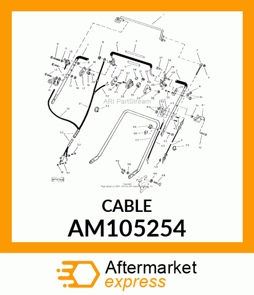 Control Asm Throttle AM105254