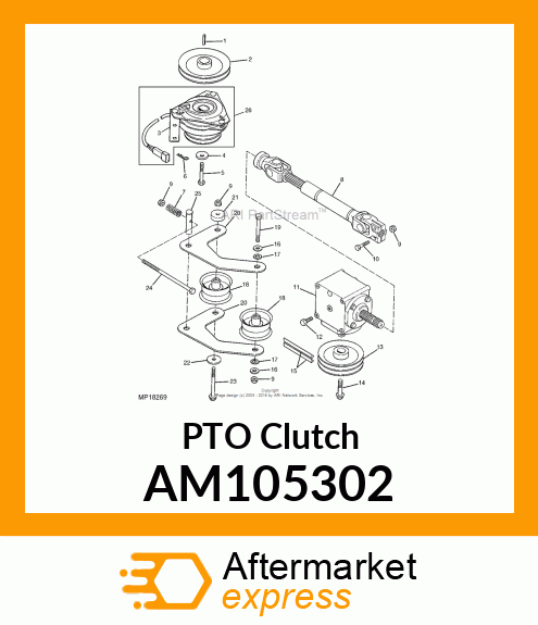 CLUTCH/BRAKE GT ELECTROMAGNETIC AM105302