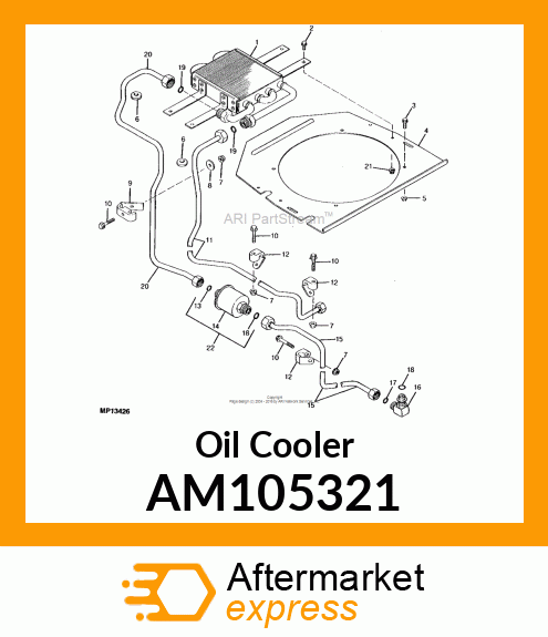 Oil Cooler AM105321