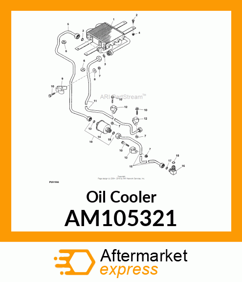 Oil Cooler AM105321