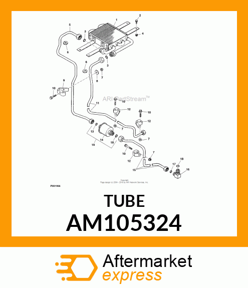 Spare part AM105324 + Oil Line