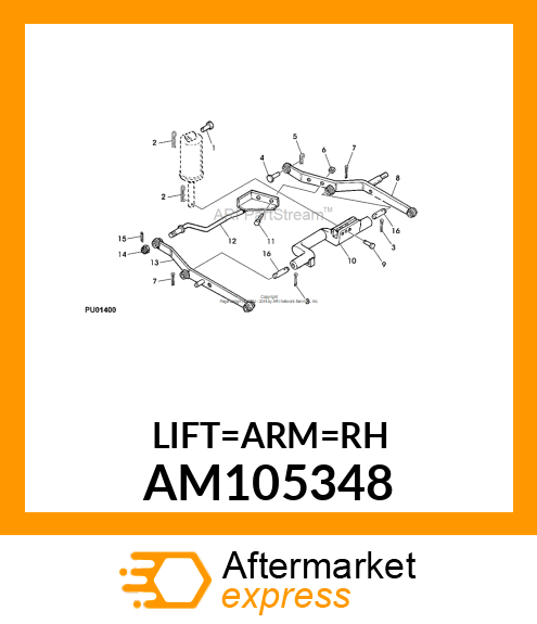 Lift Arm AM105348