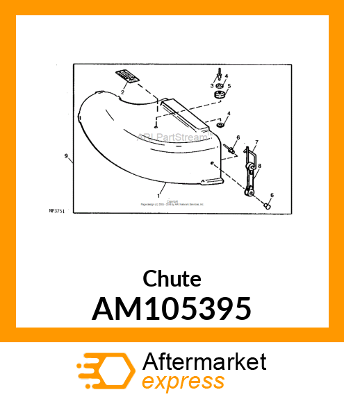 Chute AM105395