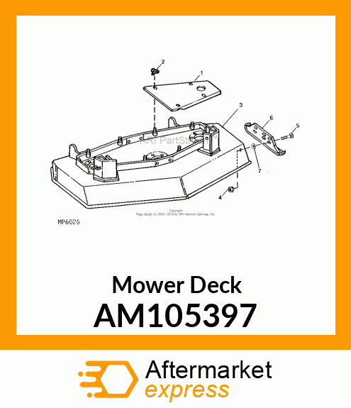 Mower Deck AM105397