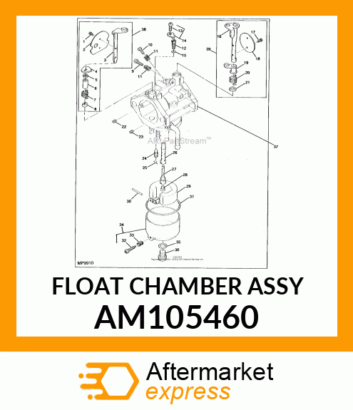 FLOAT CHAMBER ASSY AM105460