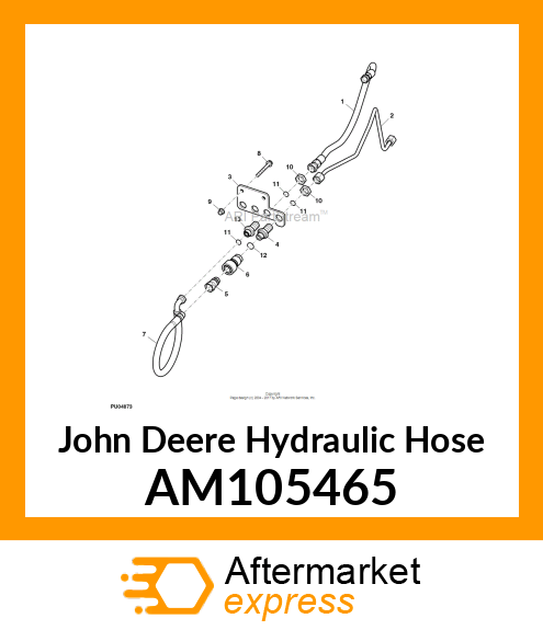 HOSE, HYDRAULIC AM105465