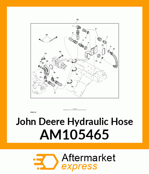 HOSE, HYDRAULIC AM105465