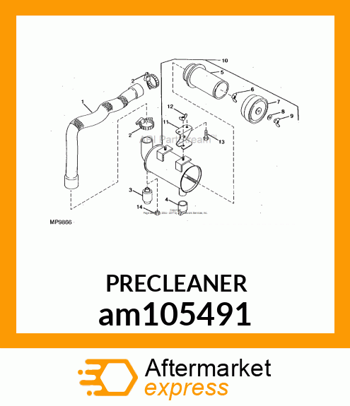 CLEANER, AIR ASSEMBLY am105491