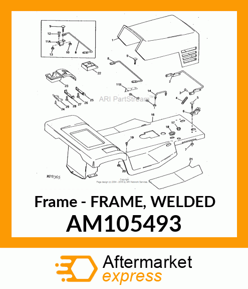 Frame - FRAME, WELDED AM105493